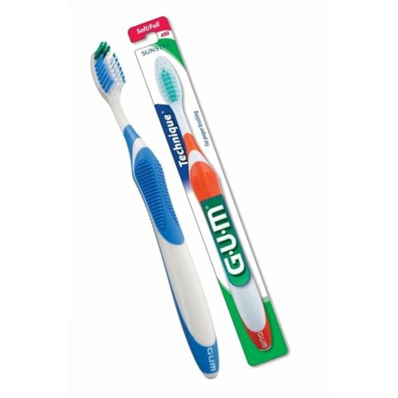 فرشاة أسنان Gum Technique Plus ناعمة كاملة [490]
