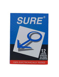 Sure Plain 12 Pcs