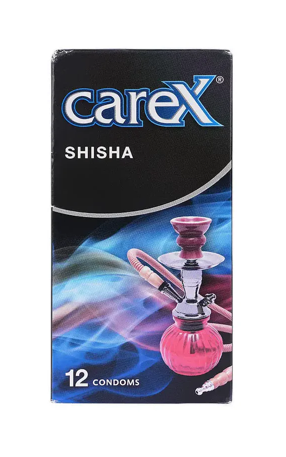 CAREX CONDOMS 12 S - SHISHA