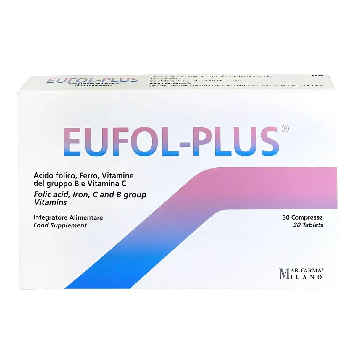 Eufol Plus 30 Tabs