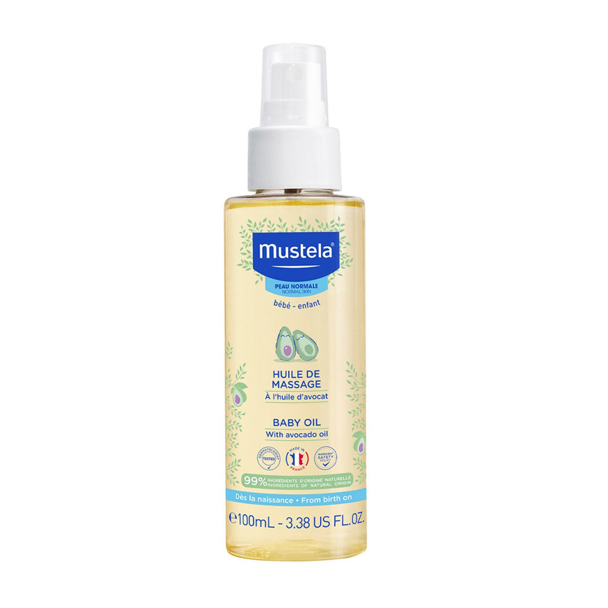 mustela baby oil 100ml