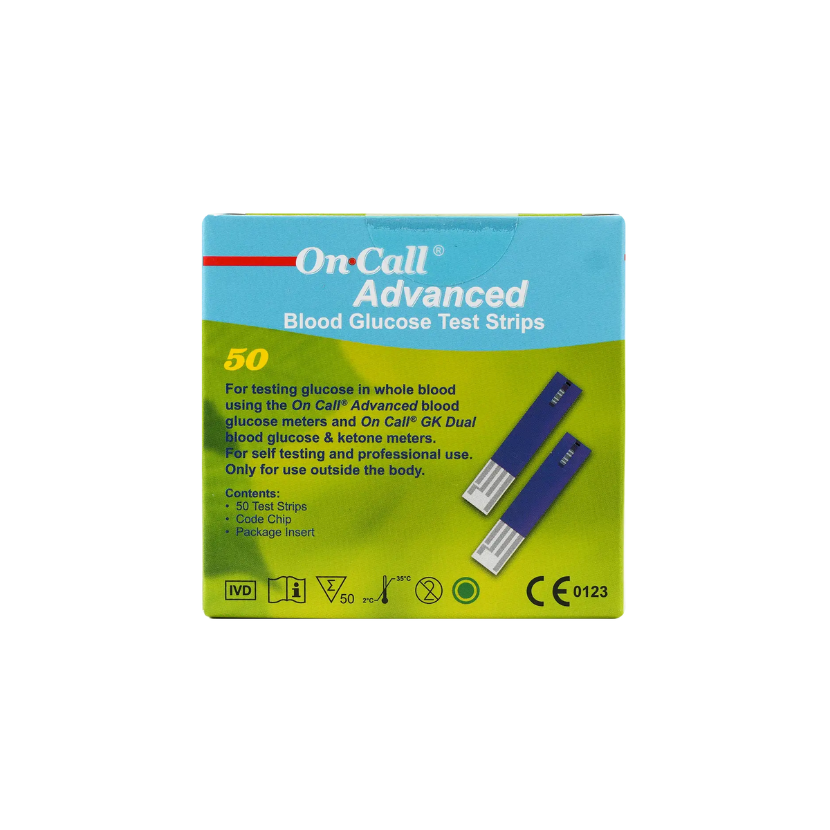 On.Call Advanced Glucometer+50Strips
