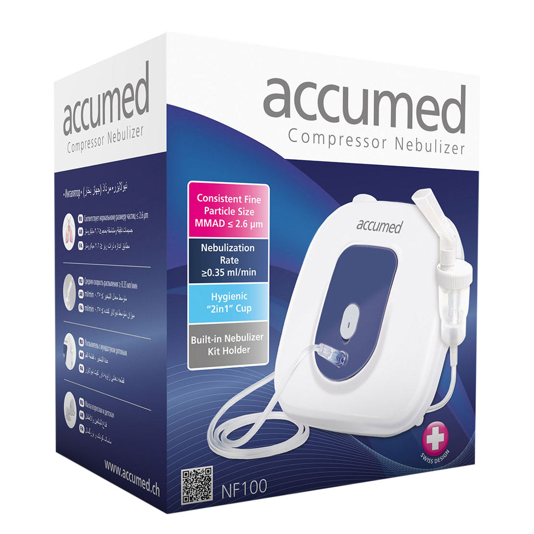 ACCUMED NEBULIZER 2 IN 1 CUP NF100