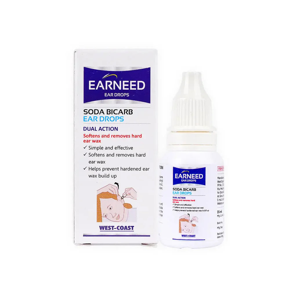 EARNEED SODA BICARB EAR DROPS 15ML