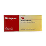 Diclogesic 50 Mg 20 Tab