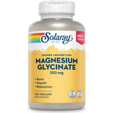SOLARAY MAGNESIUM GLYCINATE 350 MG 120 VEG. CAPS.