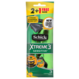 Schick Xtreme 3 Sensitive Men Razor 2+1 Free