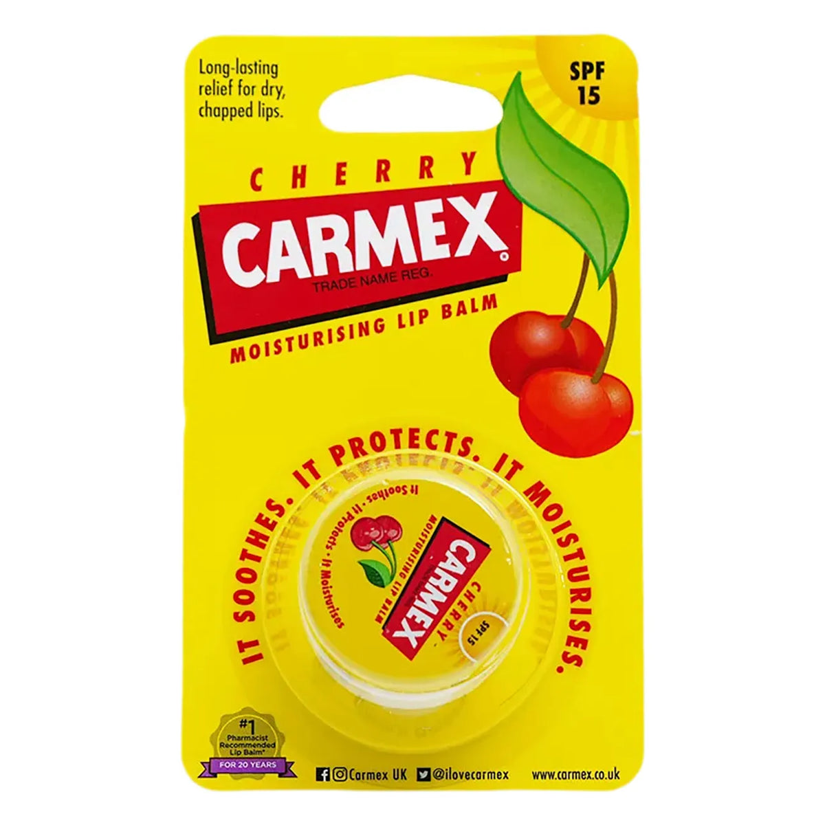 CARMEX Cherry Lip Balm Jar 7.5 gm