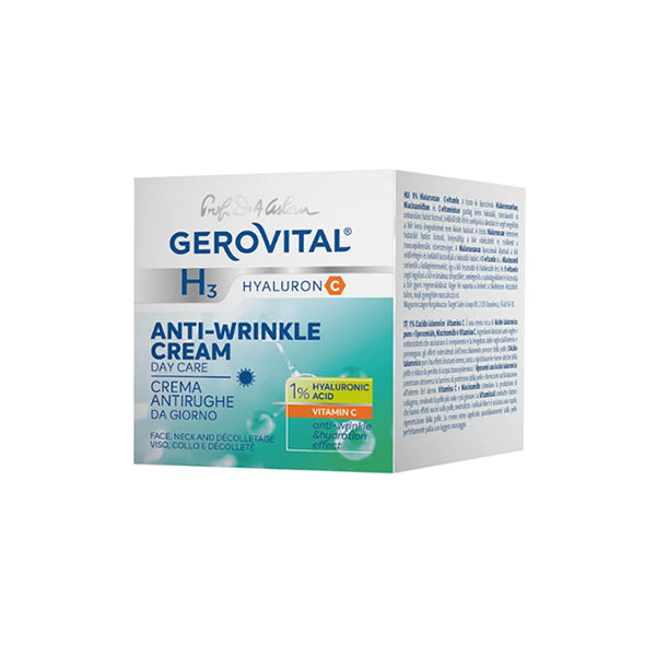 Gerovital anti wrinkle hyaluronic acid day cream 50ml