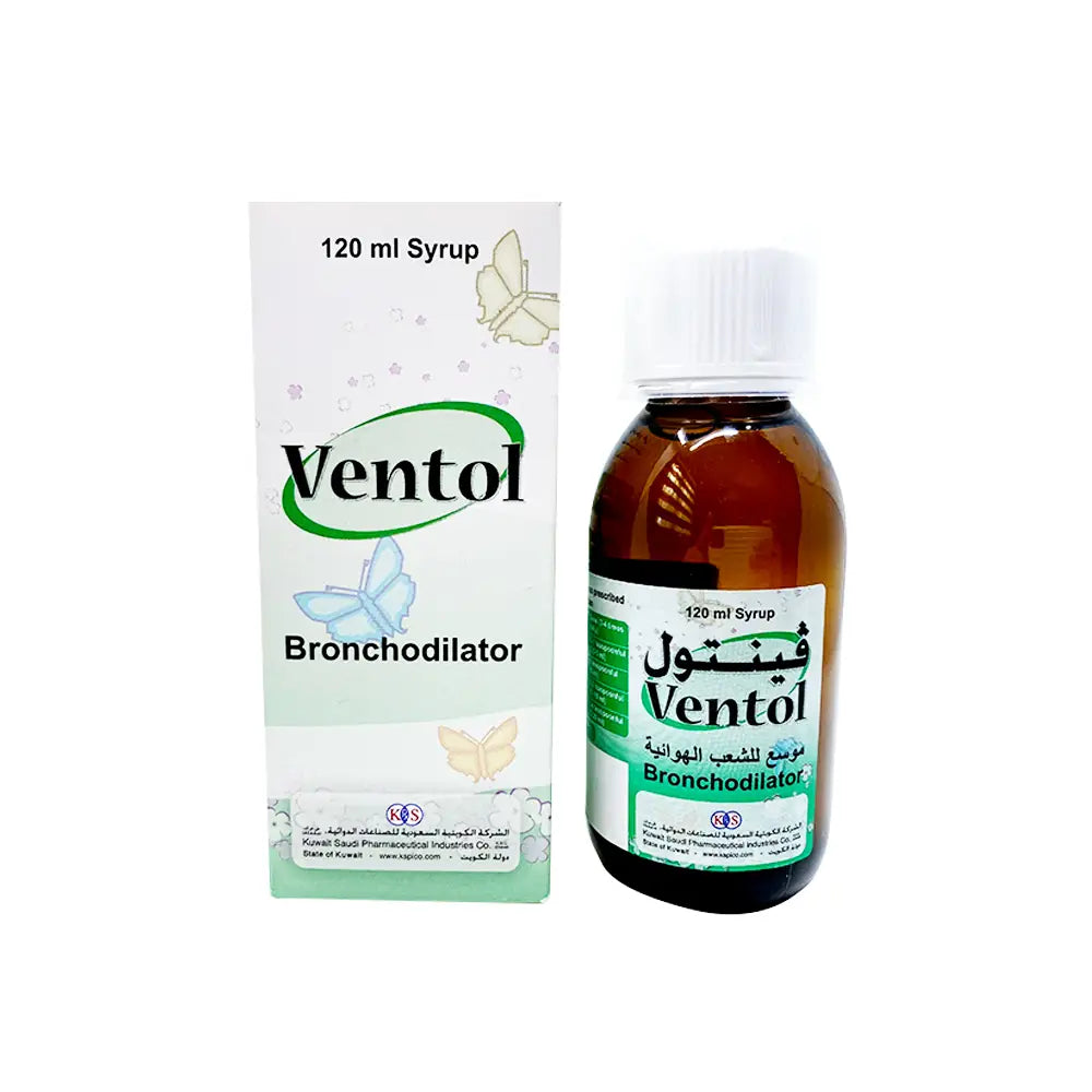 VENTOL SYRUP 2MG/5ML 120 ML