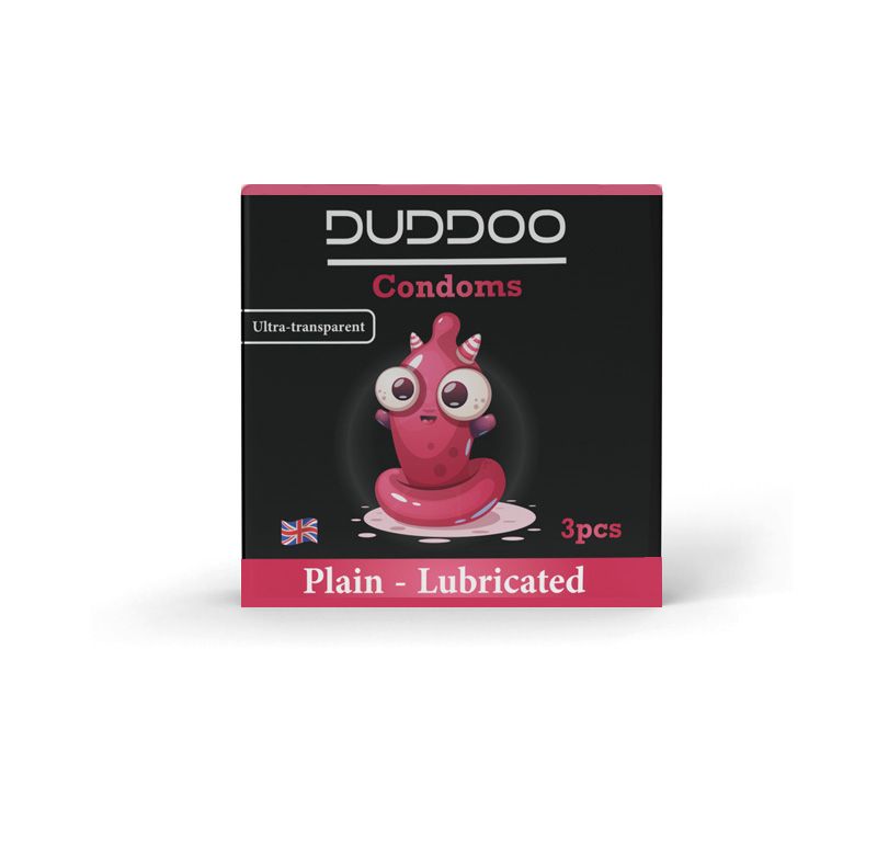 واقيات ذكرية عادية ومزلقة من دودو، 3 قطع