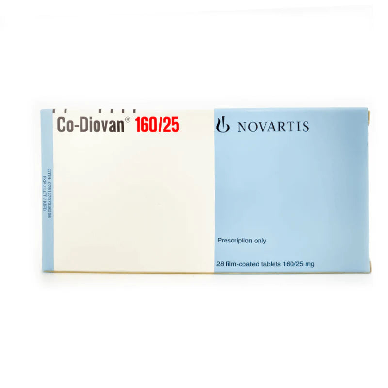 Co-diovan 160/ 12.5 Mg 28 Tabs