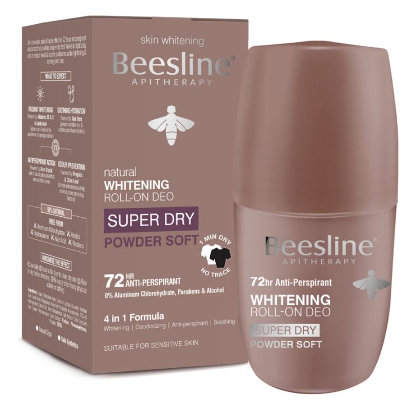 مزيل عرق رول أون من بيزلين، بودرة فائقة الجفاف لتفتيح البشرة، ناعمة 50 مل