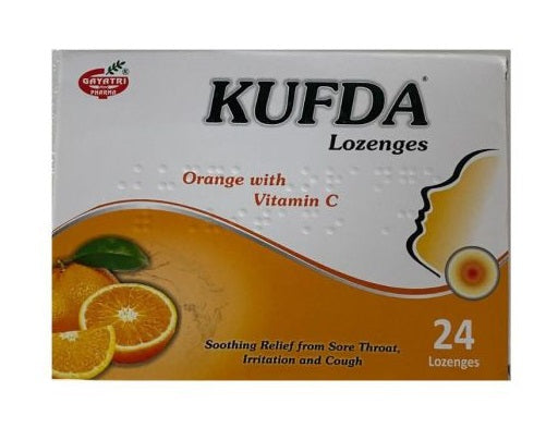 Kufda Orange Vit C 24 lozenges