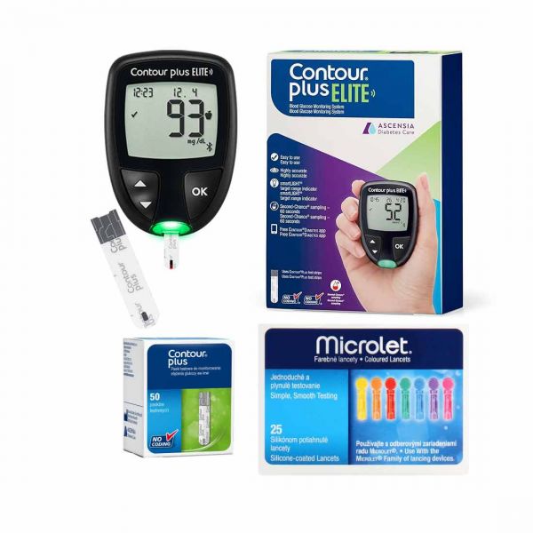 Contour Plus Elite+50 Strips+25Lancets