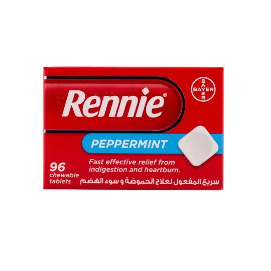 Rennie Peppermint Chewable 96 Tablet