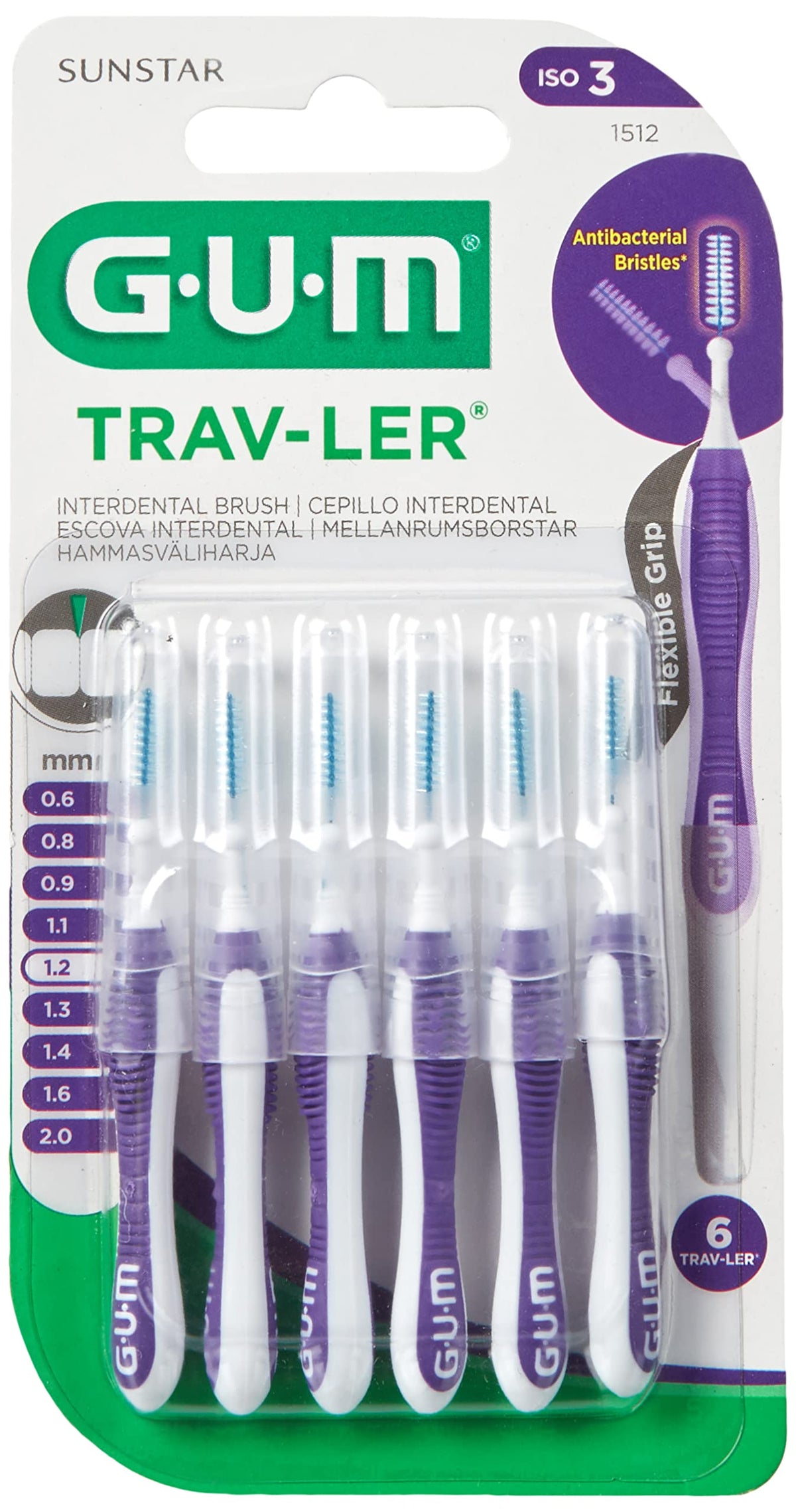 Gum Traveler 1.2 Mm Violet 6 1512