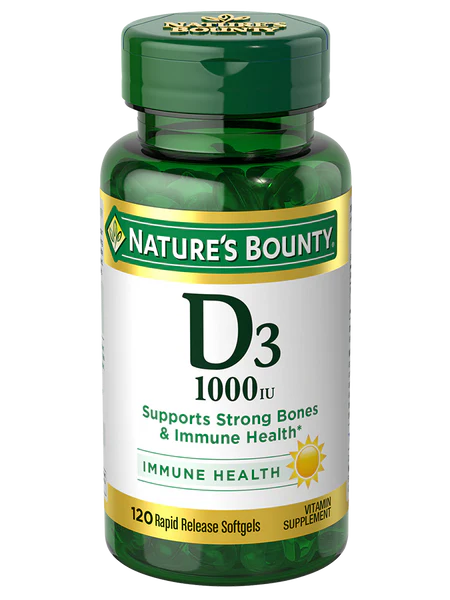NATURES BOUNTY D3 1000IU 120 SOFTGELS