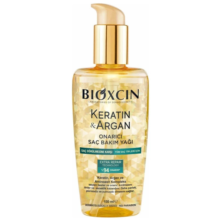 BIOXCIN KERATIN & ARGAN REPAIRING HAIR CARE OIL