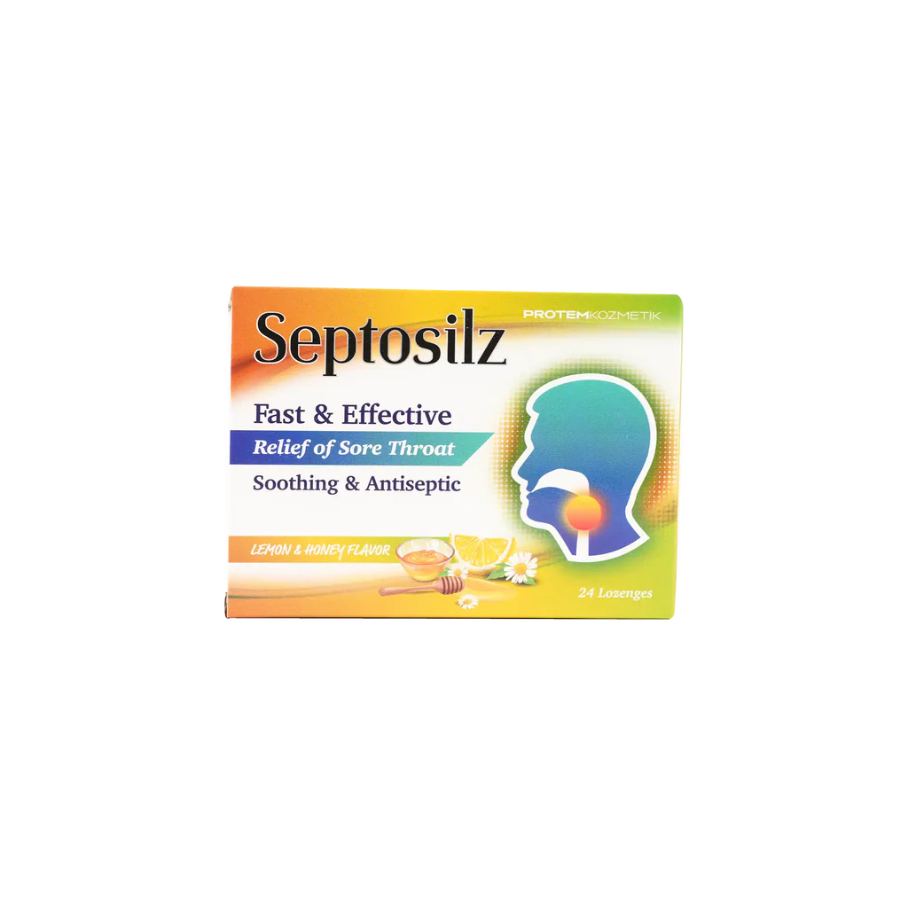 Septosilz Lemon & Honey 24 Lozenges