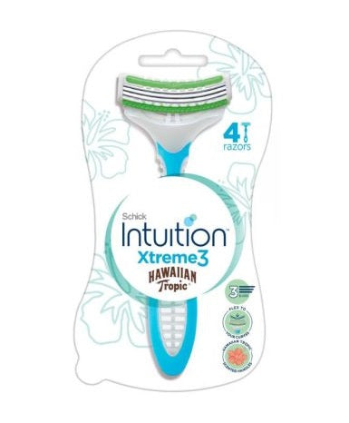SCHICK Intution Hawaiian Tropic Blades