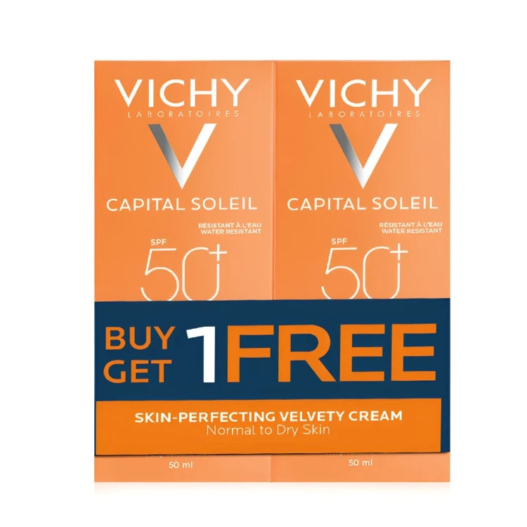 VICHY IDEAL SPF 50 VELVETY CREAM OFFER 1+1