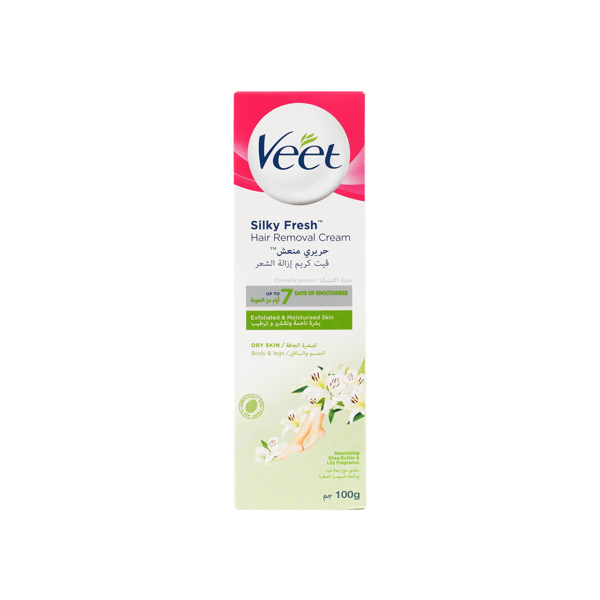 VEET HAIR REMOVAL CREAM 100GM-DRY SKIN