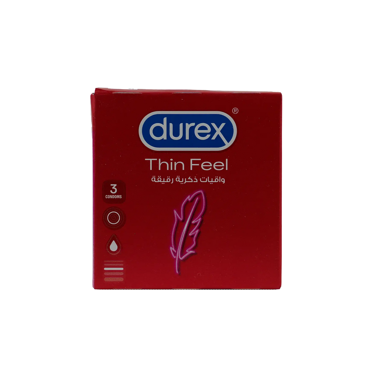 واقي ذكري DUREX FEEL THIN - 3 قطع