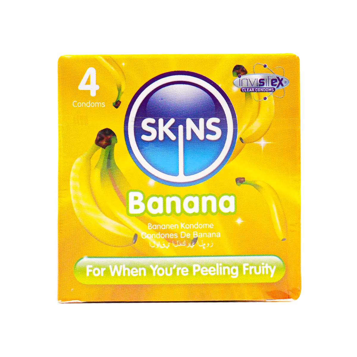 SKINS BANANA 4 CONDOMS