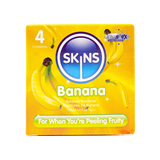 SKINS BANANA 4 CONDOMS