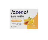 LOZENOL SUGAR FREE LEMON HONEY 24