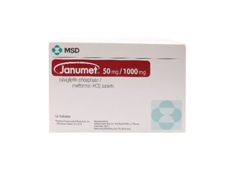 Janumet 50 Mg/ 1000 Mg Tab 56 s