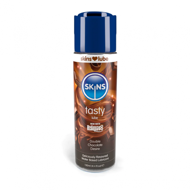 مُزلق مائي بنكهة الشوكولاتة المزدوجة من سكينز - 130 مل